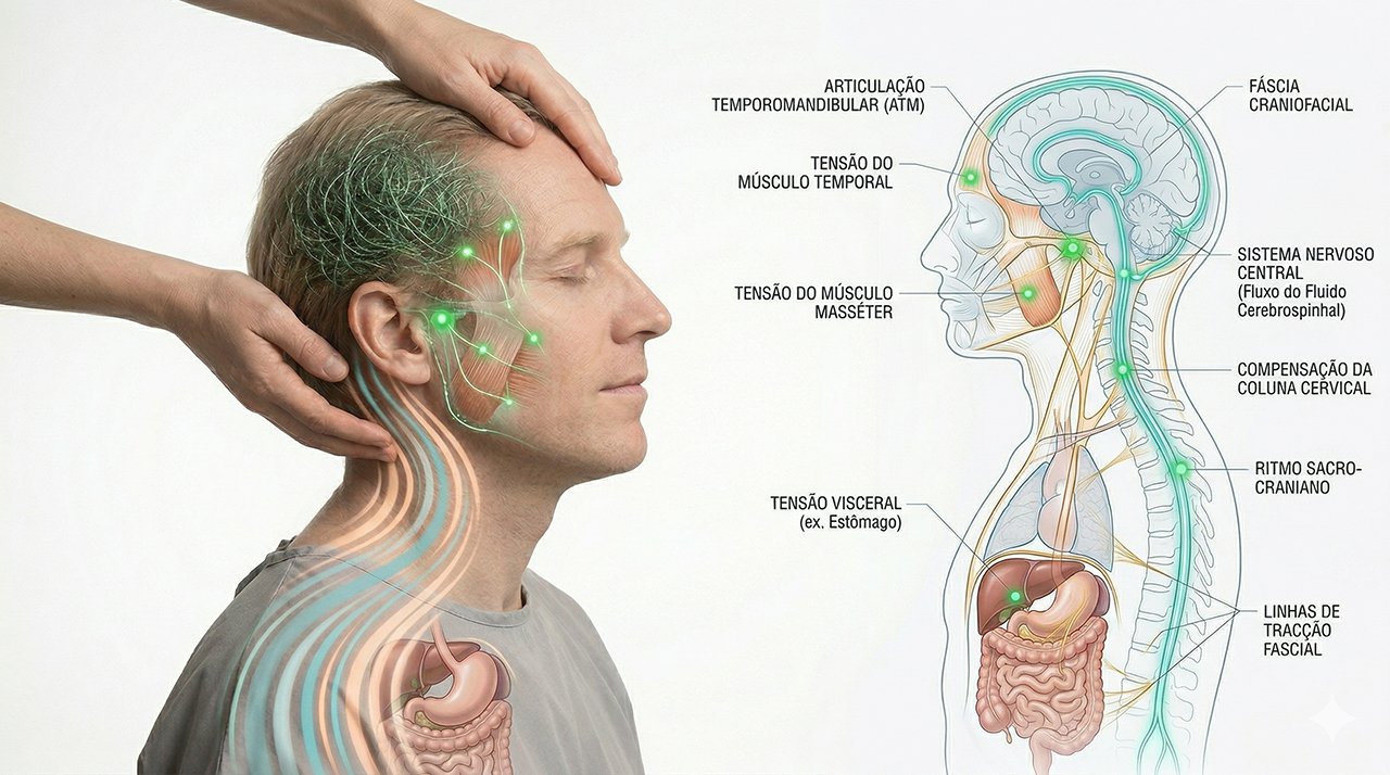 Dor na Mandíbula? A Ligação Oculta entre a ATM, as Vísceras e o Sistema Nervoso